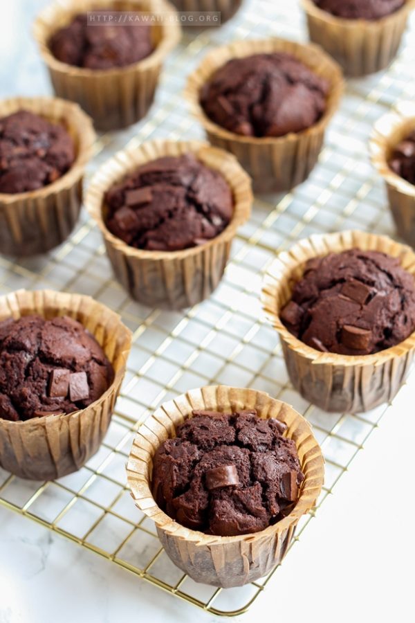 Schokoladen Muffins fluffig und saftig